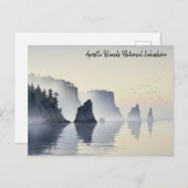 Apostle Islands National Lakeshore Waterverf Briefkaart (Voorkant / Achterkant)