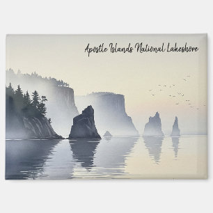 Apostle Islands National Lakeshore Waterverf Magneet