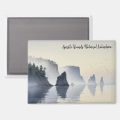 Apostle Islands National Lakeshore Waterverf Magneet (Voorkant / Achterkant)