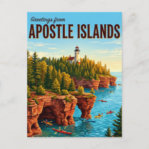 Apostle Islands National Lakeshore Wisconsin Briefkaart