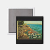 Apostle Islands Wisconsin Magneet (Voorkant / Achterkant)