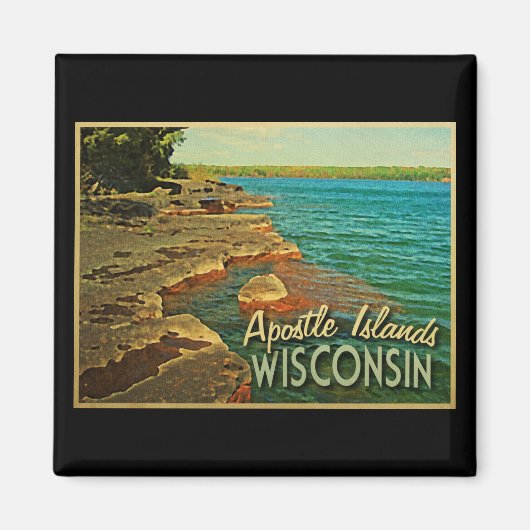 Apostle Islands Wisconsin Magneet (Voorkant)