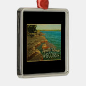 Apostle Islands Wisconsin Metalen Ornament (Rechts)
