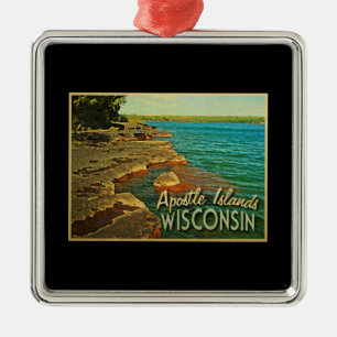 Apostle Islands Wisconsin Metalen Ornament