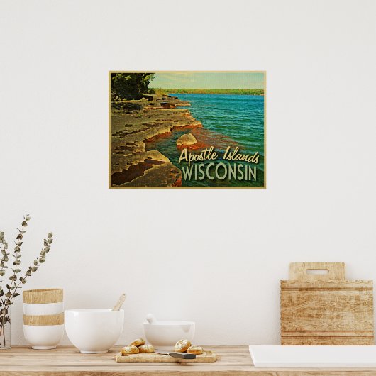 Apostle Islands Wisconsin Poster (Keuken)