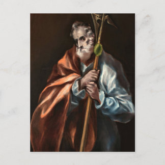 Apostle St. Thaddeus by El Greco Briefkaart