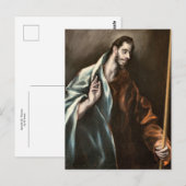 Apostle St. Thomas by El Greco Briefkaart (Voorkant / Achterkant)