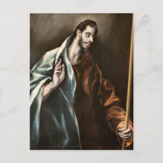 Apostle St. Thomas by El Greco Briefkaart