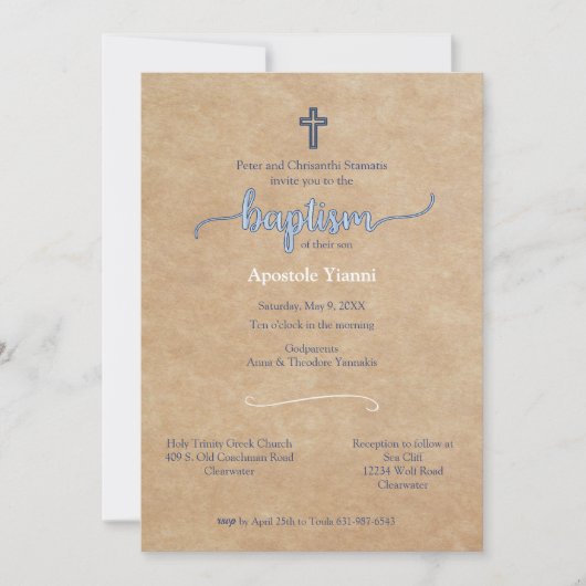 Apostle Uitnodiging (Voorkant)