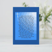 Apostles Creed Kaart (Staand voorkant)