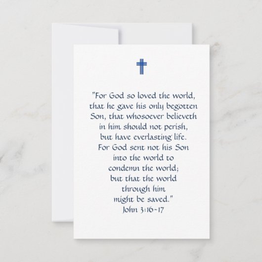 Apostles Creed Kaart (Achterkant)