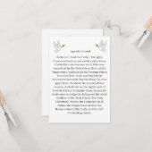 Apostles Creed Kaart Dove (Voorkant / Achterkant in situ)