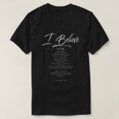 Apostles Creed Shirt1215 T-shirt (Design voorkant)