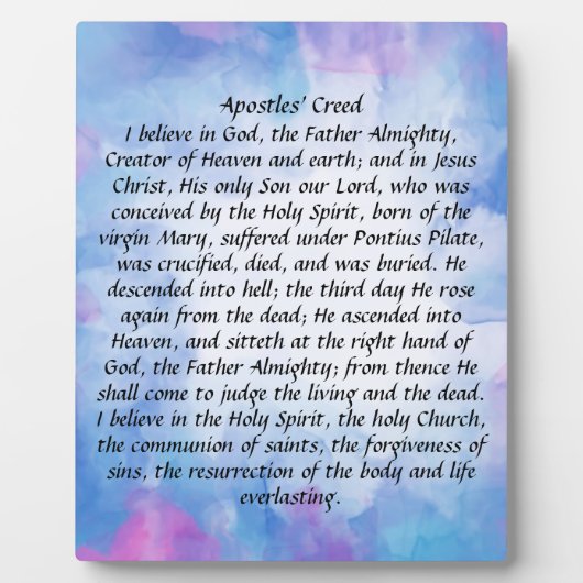 Apostles gemaakt fotoplaat (Voorkant)