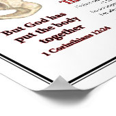 Apostolic successie - ruggengraat van het lichaam poster (Hoek)