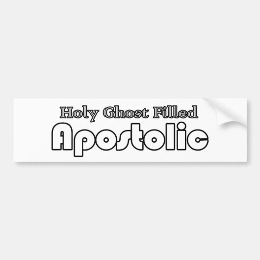 Apostolieke bumpersticker (Voorkant)