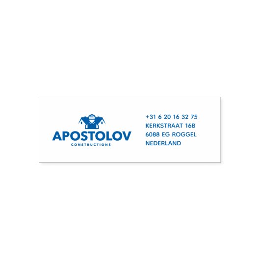 APOSTOLOV CONSTRUCTIES ZELFINKTENDE STEMPEL (Design)