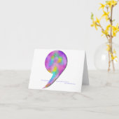 apostrof kaart (Gele Bloem)