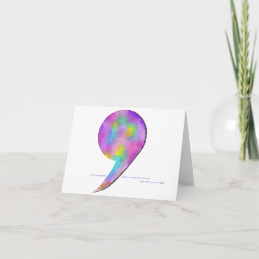 apostrof kaart (Voorkant)