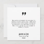 Apostrophe-boekenkaart Feestdagenkaart (Achterkant)