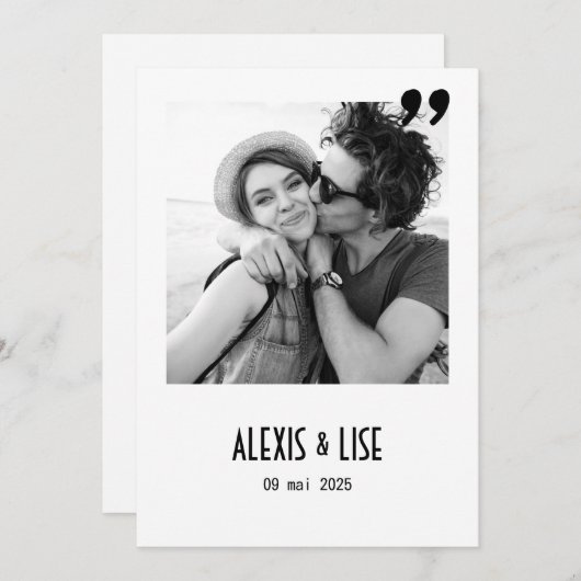 Apostrophe Kaart (Voorkant / Achterkant)