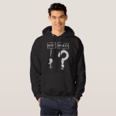 Apostrophe Question Mark Funny English Teacher  Hoodie (Voorkant volledig)