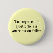 Apostrophe's Button (Voorkant)