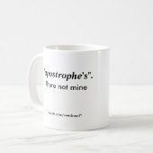 Apostrophe's Koffiemok (Voorkant links)