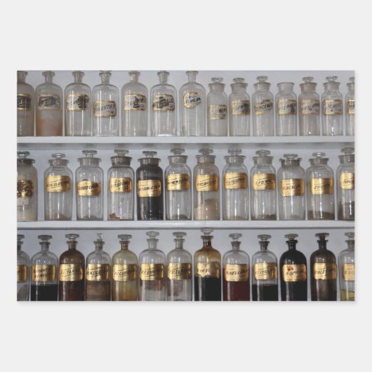 Apothecair verpakkingspapier inpakpapier vel (Voorkant)