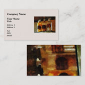 Apothecaire flessen visitekaartje (Voorkant / Achterkant)