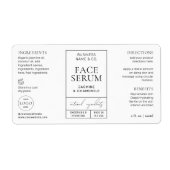 Apothecaire stijl Modern cosmetisch flesetiket Etiket (Voorkant)