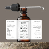 Apothecaire stijl Modern cosmetisch flesetiket Etiket