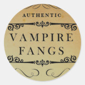 Apothecaire Vampier Fangs Halloween Stickers (Voorkant)