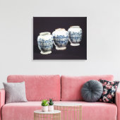Apothecaries' drug jars, c.1740 canvas afdruk (Insitu (Woonkamer))