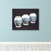 Apothecaries' drug jars, c.1740 canvas afdruk (Insitu (Houten vloer))