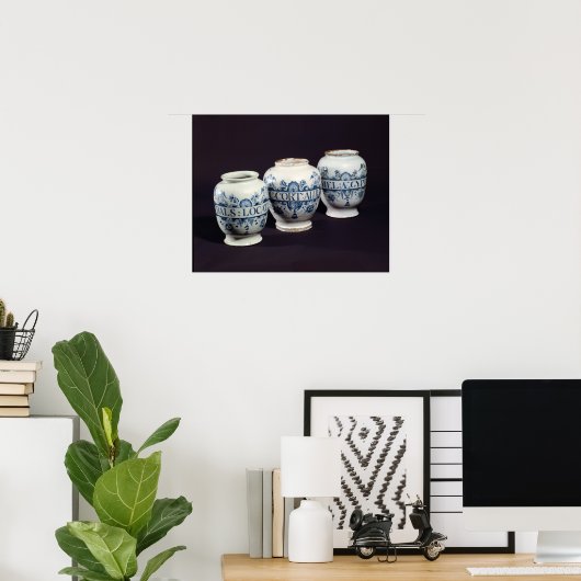 Apothecaries' drug jars, c.1740 poster (Thuiskantoor)