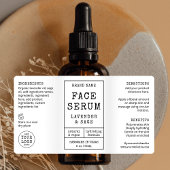  Apothecary 2 OZ druppelflesetiket Etiket