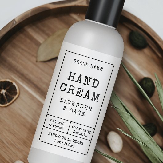 Apothecary 4 OZ 120ml Cosmo flesetiket Rechthoekige Sticker