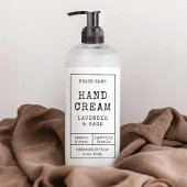 Apothecary 4 OZ 120ml Cosmo flesetiket Rechthoekige Sticker