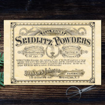 Apothecary Advertisement Decoupage Paper