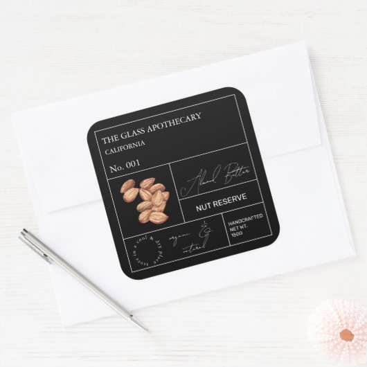 Apothecary Almond Label (Envelop)