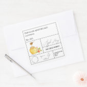 Apothecary Apple Infused Honey Label (Envelop)