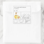 Apothecary Apple Infused Honey Label (Tas)