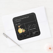 Apothecary Apple Infused Honey Label (Envelop)