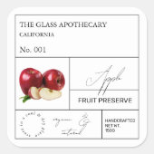 Apothecary Apple Label (Voorkant)