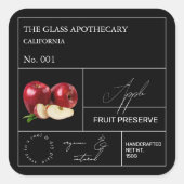 Apothecary Apple Label (Voorkant)