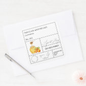 Apothecary Apricot Infused Honey Label (Envelop)