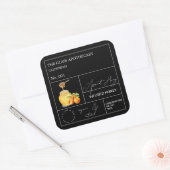 Apothecary Apricot Infused Honey Label (Envelop)