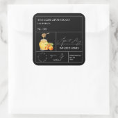 Apothecary Apricot Infused Honey Label (Tas)