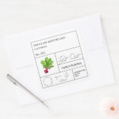 Apothecary Beet Root Label (Envelop)